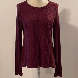Jolt Lace Long Sleeved Sweater